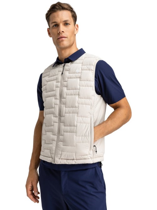 Chaleco golf insulado hombre golf hombre royal sand - Kiabi