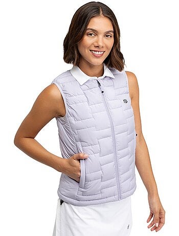Chaleco golf insulado mujer golf mujer pinilla lilac