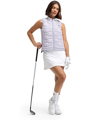 Chaleco golf insulado mujer golf mujer pinilla lilac