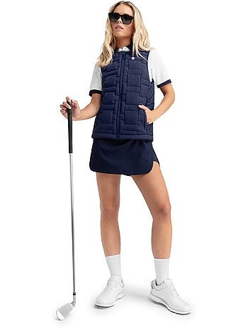 Chaleco golf insulado mujer golf mujer royal-w