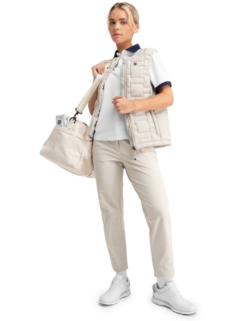 Chaleco golf insulado mujer golf mujer royal-w sand Beige - Kiabi