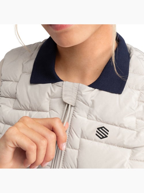 Chaleco golf insulado mujer golf mujer royal-w sand - Kiabi