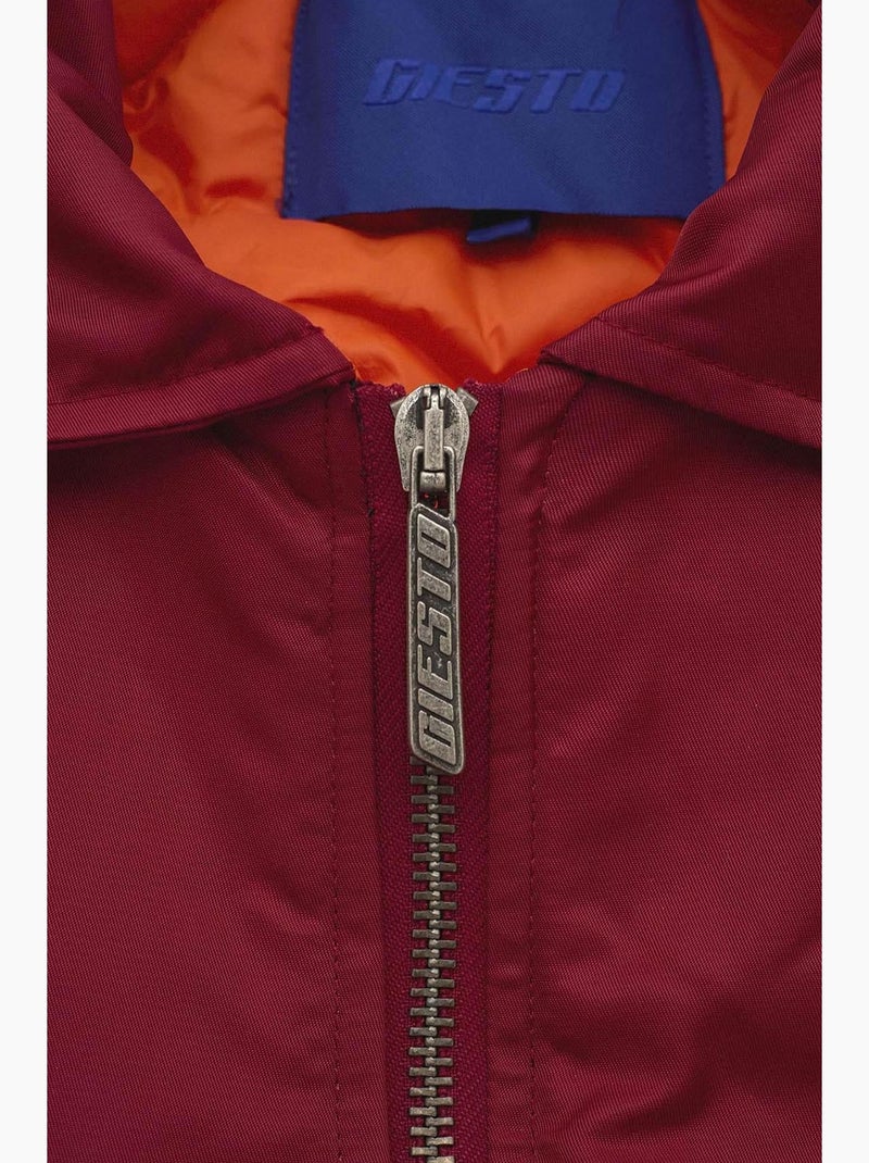 Chaleco hombre entallado giesto Rojo burdeos - Kiabi