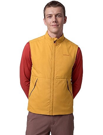 Chaleco insulado ultraligero montaña hombre hombre ararat mustard