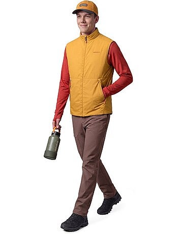 Chaleco insulado ultraligero montaña hombre hombre ararat mustard