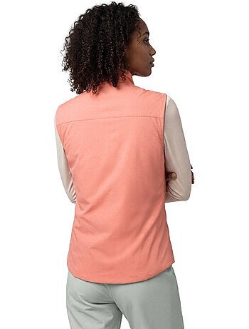 Chaleco insulado ultraligero montaña mujer mujer ararat-w coral