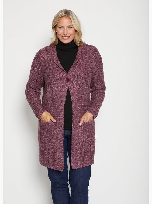 Chaleco largo con capucha - Afibel - Kiabi