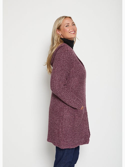 Chaleco largo con capucha - Afibel - Kiabi