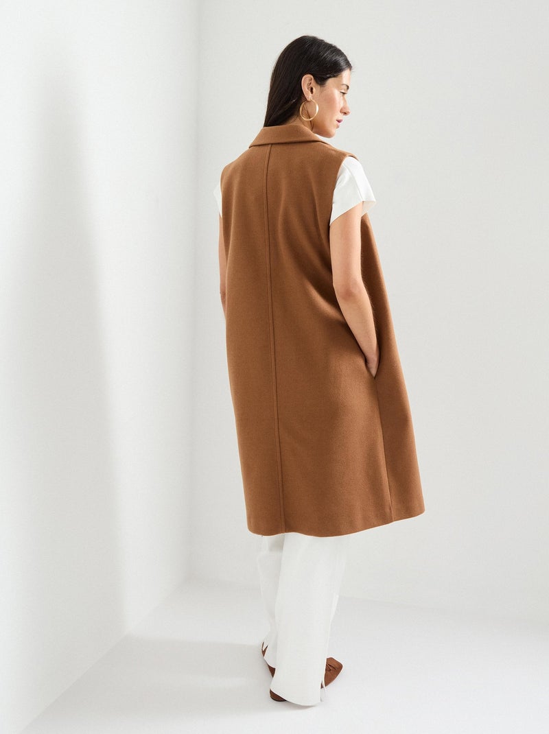 Chaleco largo, MO Fashion Beige - Kiabi