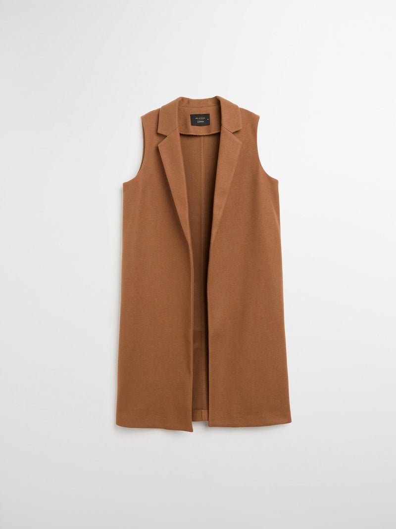 Chaleco largo, MO Fashion Beige - Kiabi