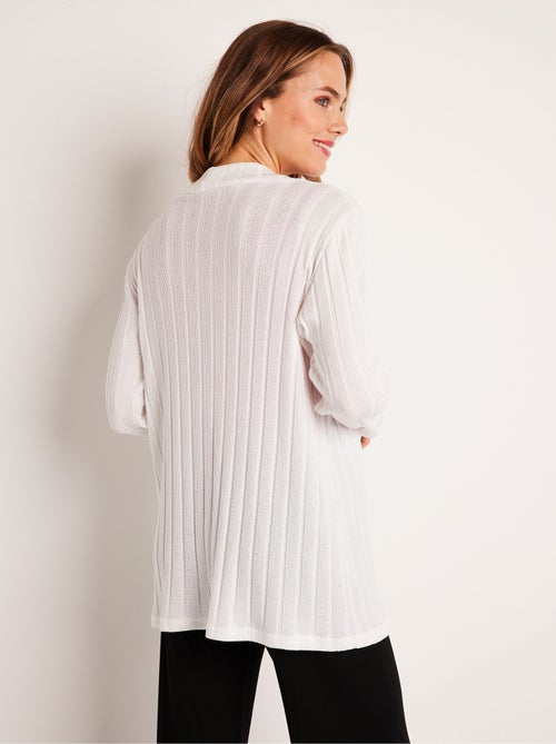 Chaleco largo recto - Afibel - Kiabi