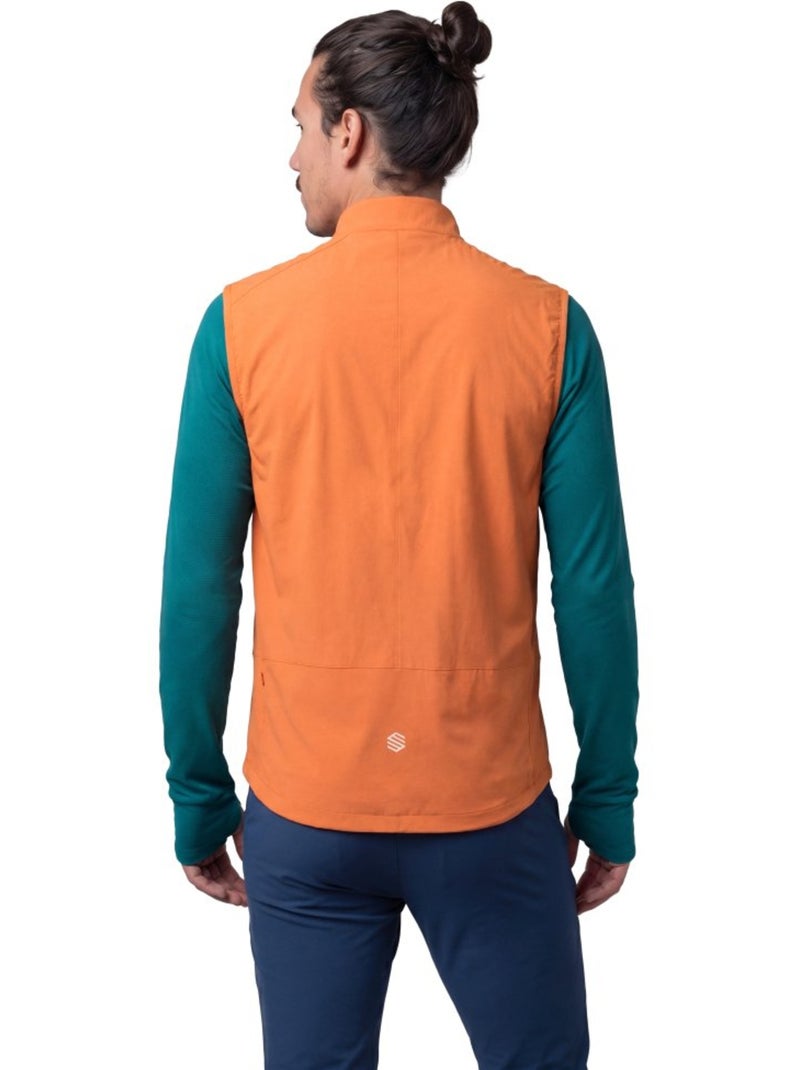 Chaleco ligero cortavientos trail running hombre hombre zegama Naranja - Kiabi