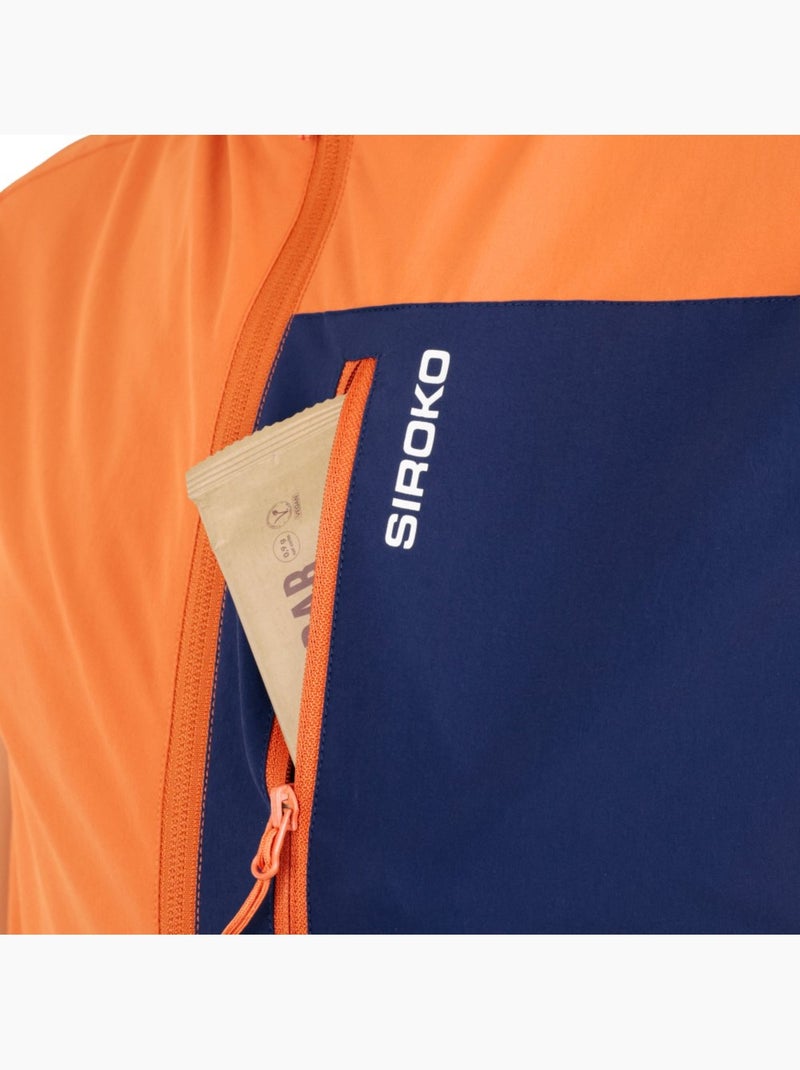 Chaleco ligero cortavientos trail running hombre hombre zegama Naranja - Kiabi