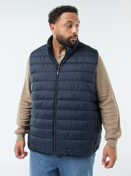 Chaleco ligero sin mangas con cuello alto - Kiabi