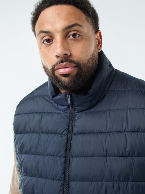 Chaleco ligero sin mangas con cuello alto - Kiabi