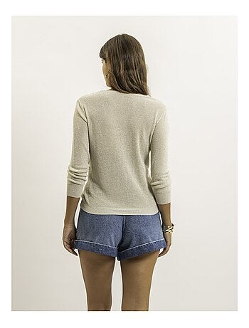 Chaleco lurex kevel