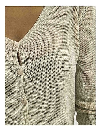 Chaleco lurex kevel