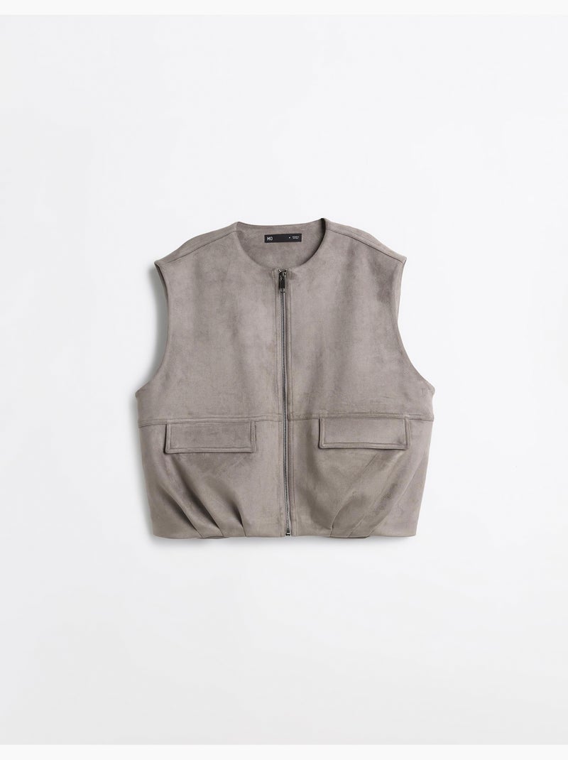 Chaleco, mo fashion Gris - Kiabi