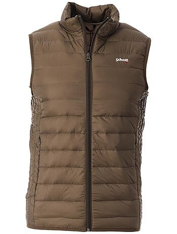 Chaleco plumas hombre schott