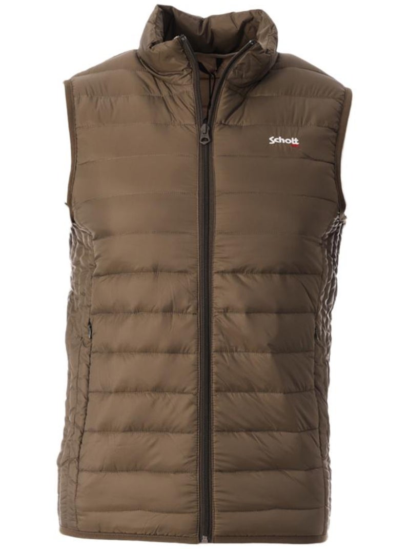 Chaleco plumas hombre schott Marrón - Kiabi