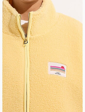 Chaleco polar cálido con cremallera y cuello alto. - AFIBEL