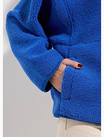 Chaleco polar cálido con cremallera y cuello alto. - afibel