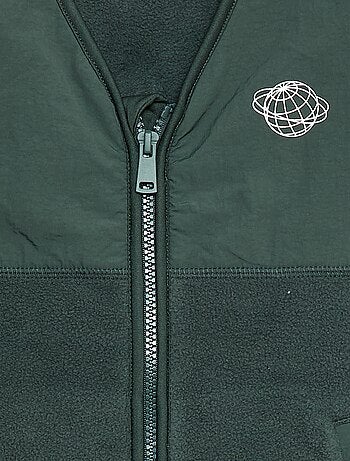 Chaleco polar sin mangas