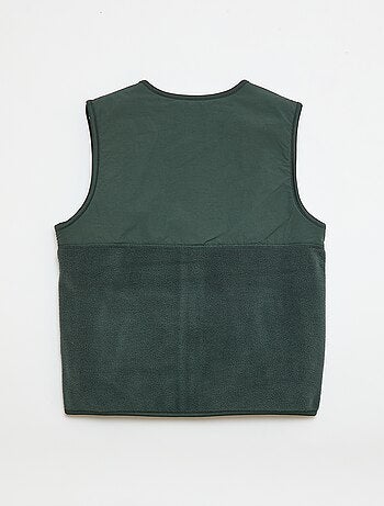 Chaleco polar sin mangas