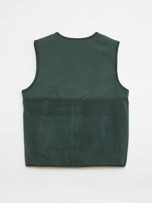 Chaleco polar sin mangas - Kiabi