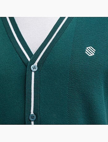 Chaleco punto golf cuello de pico hombre golf hombre carnoustie teal