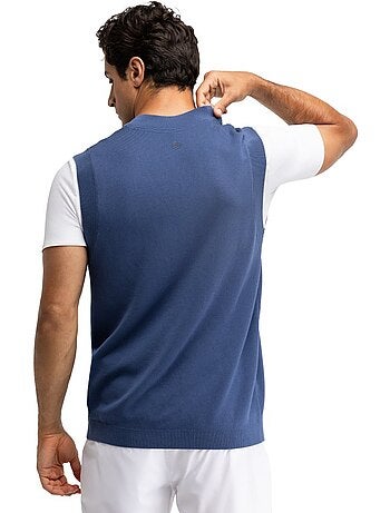 Chaleco punto tenis cuello de pico hombre tenis hombre serve