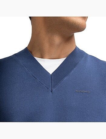 Chaleco punto tenis cuello de pico hombre tenis hombre serve