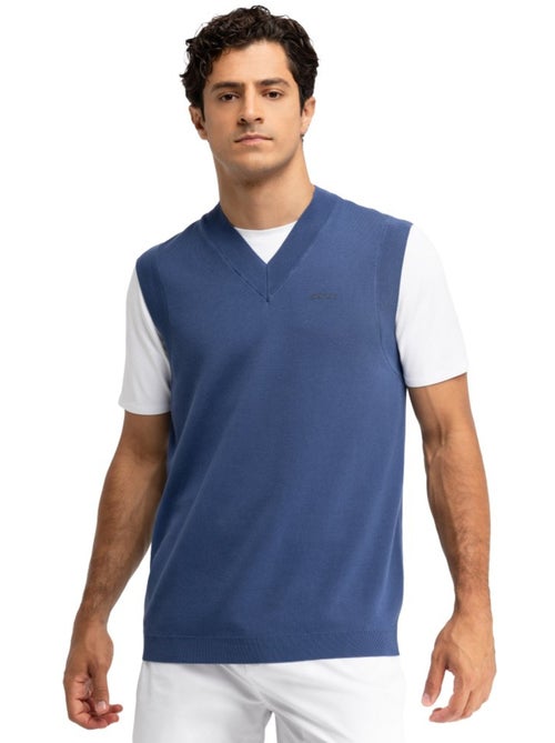 Chaleco punto tenis cuello de pico hombre tenis hombre serve - Kiabi