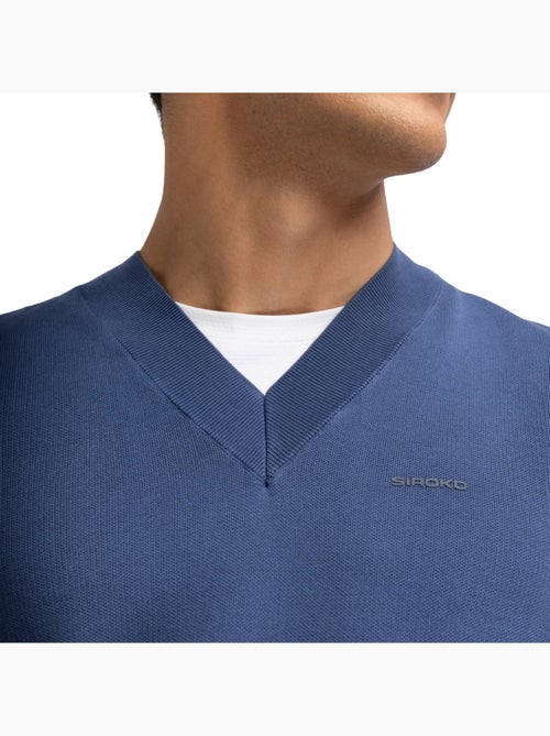 Chaleco punto tenis cuello de pico hombre tenis hombre serve - Kiabi