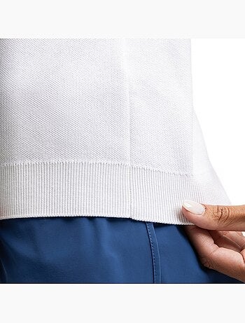 Chaleco punto tenis cuello de pico mujer tenis mujer smash