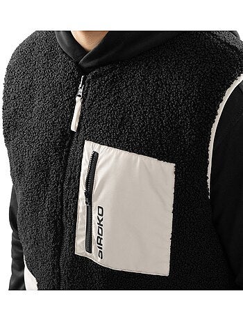 Chaleco reversible de sherpa y acolchado hombre lifestyle hombre tromso