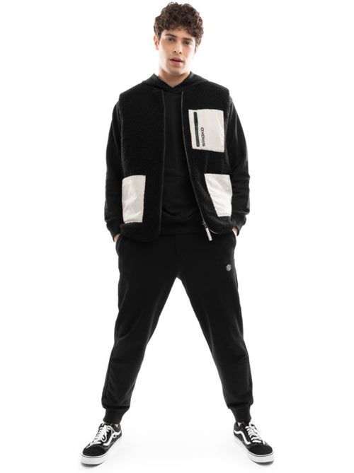 Chaleco reversible de sherpa y acolchado hombre lifestyle hombre tromso - Kiabi