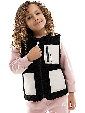 Chaleco reversible de sherpa y acolchado niña lifestyle niños y niñas explore
