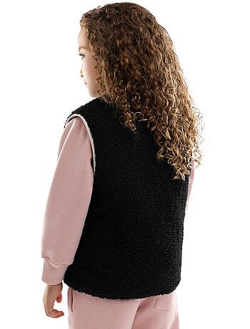 Chaleco reversible de sherpa y acolchado niña lifestyle niños y niñas explore