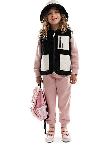 Chaleco reversible de sherpa y acolchado niña lifestyle niños y niñas explore