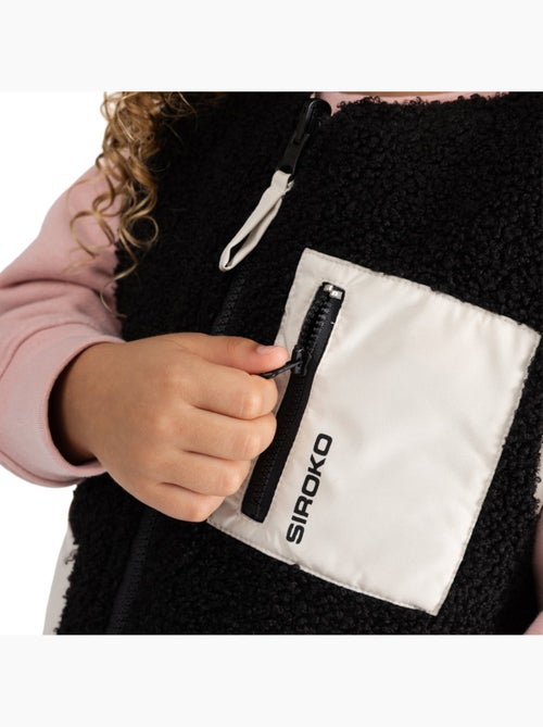 Chaleco reversible de sherpa y acolchado niña lifestyle niños y niñas explore - Kiabi