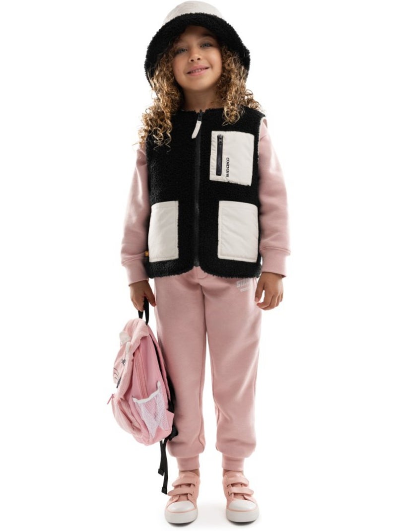 Chaleco reversible de sherpa y acolchado niña lifestyle niños y niñas explore Beige - Kiabi
