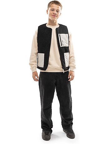 Chaleco reversible de sherpa y acolchado niño lifestyle niños y niñas explore