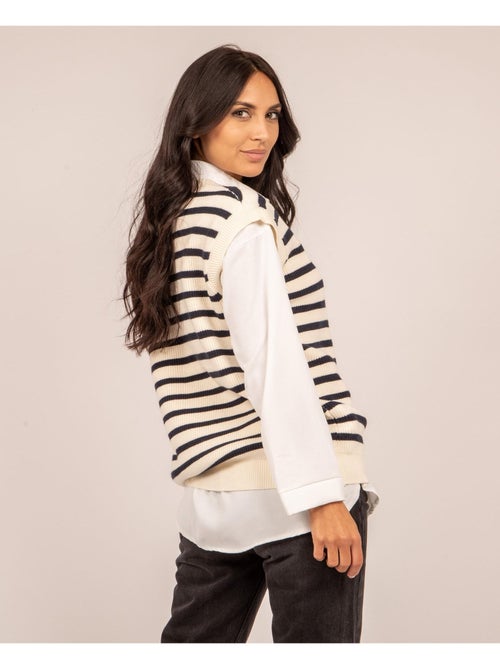 Chaleco sans manche rayures KILISS - Kiabi