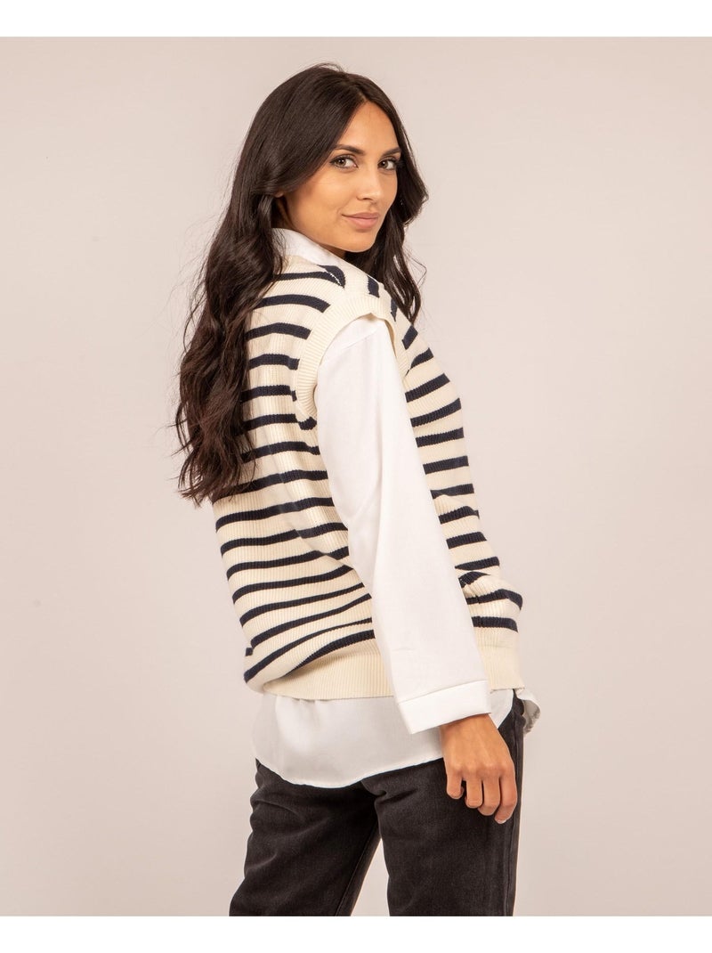 Chaleco sans manche rayures KILISS Crudo - Kiabi