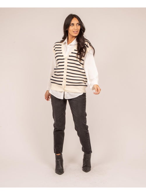 Chaleco sans manche rayures KILISS - Kiabi