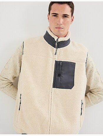 Chaleco sherpa, MO Fashion