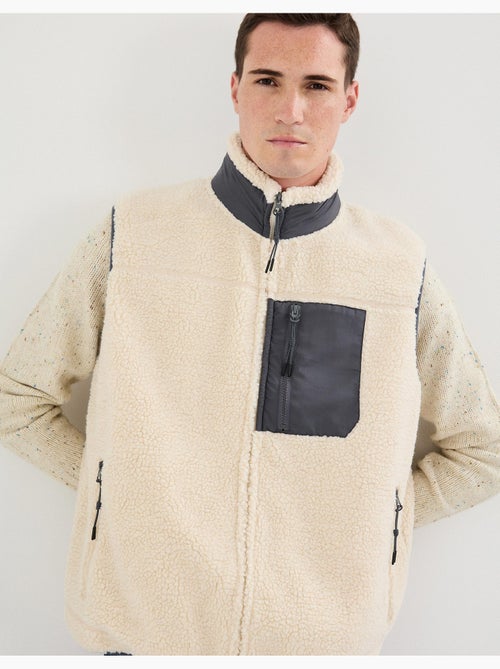Chaleco sherpa, MO Fashion - Kiabi