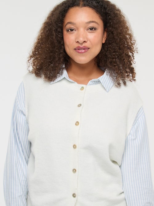 Chaleco sin mangas abotonado - Kiabi