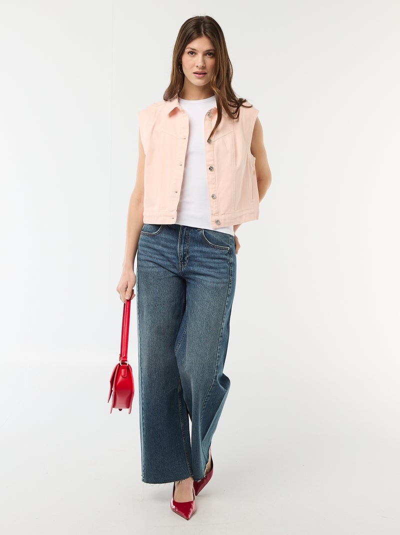 Chaleco sin mangas con estampado de vaca Rosa - Kiabi